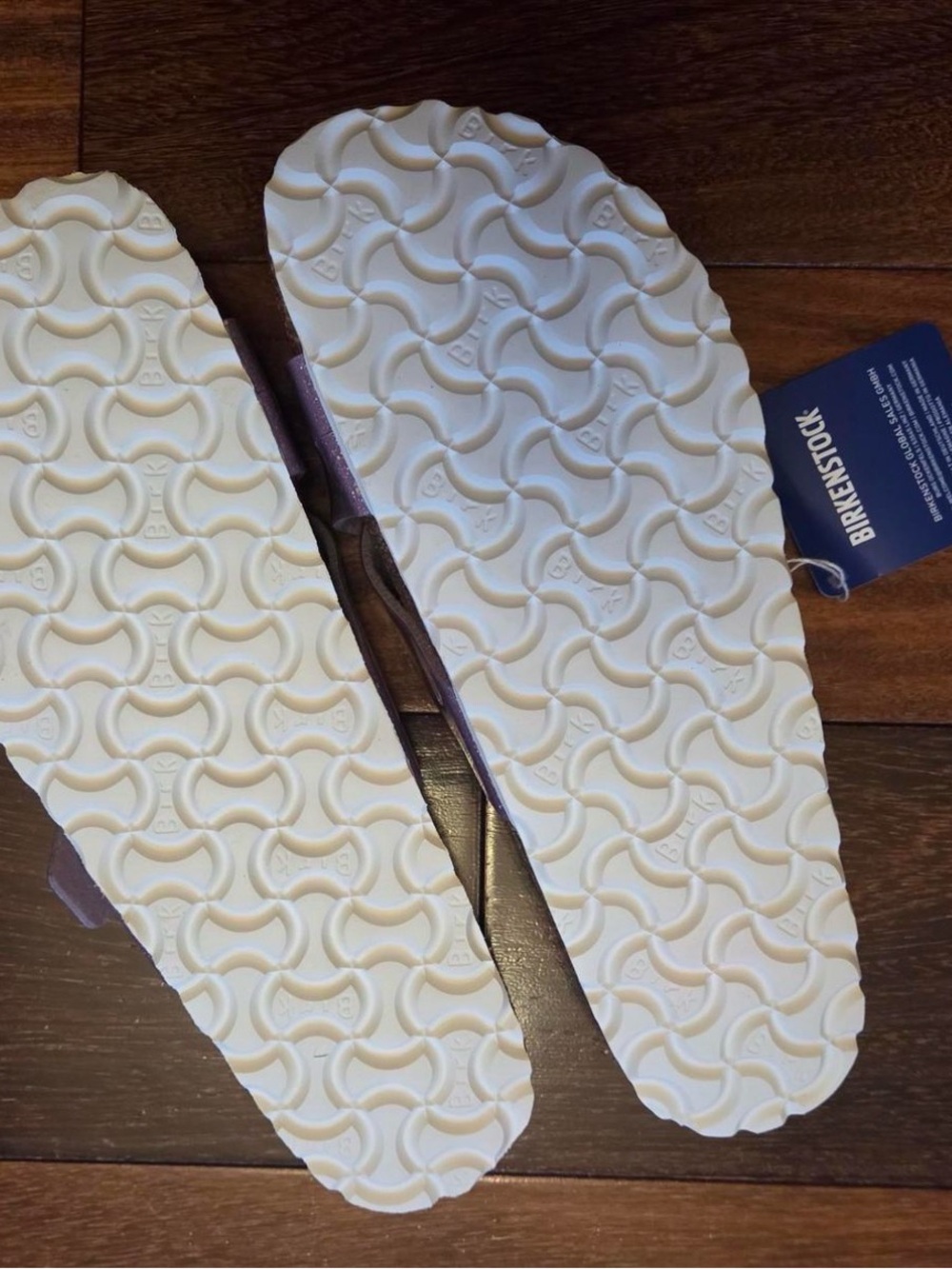 NWT Birkenstock Yao Balance Women’s Cosmic Sparkle Lavender Sandal 40/US9 - Picture 6 of 6